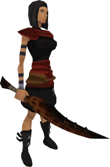 Brackish blade equipped