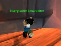 Zwergischer Bauarbeiter