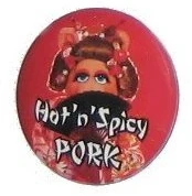 Hot topic piggy button