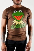 Logoshirt-Kermit-GoGreen-SlimFitT-Shirt-brown