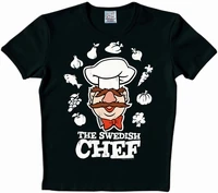 Logoshirt-TheSwedishChef-T-Shirt-black