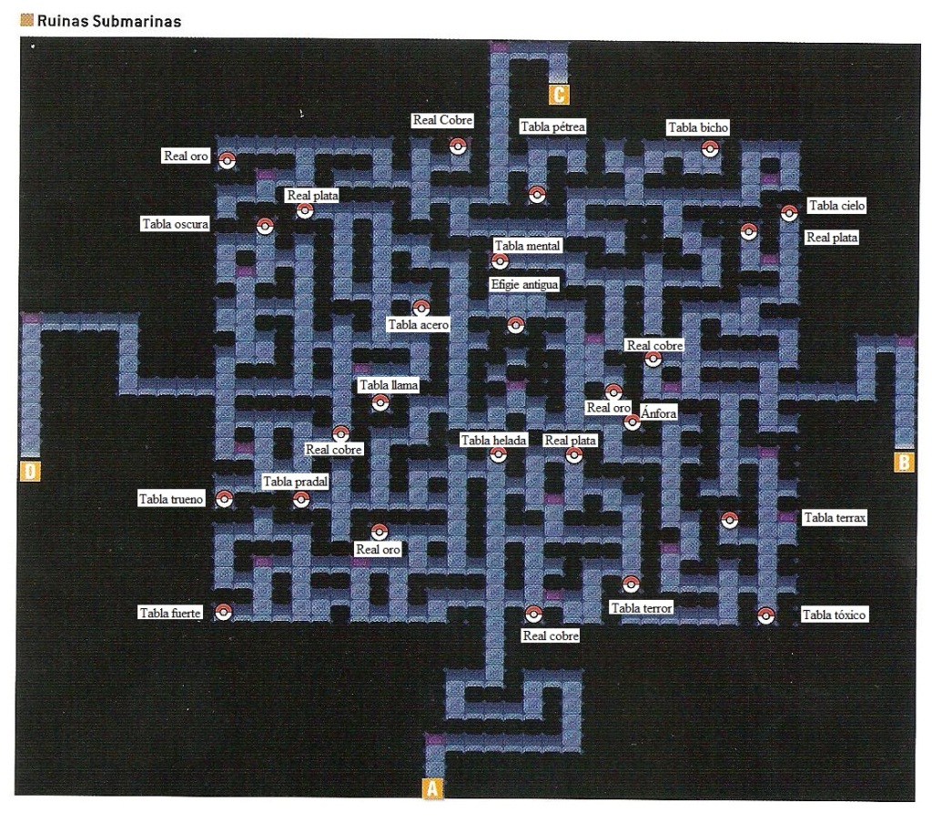 Abyssal+Ruins+Pokemon+White+Map Ruinas Submarinas - WikiDex, la enciclopedia Pokémon