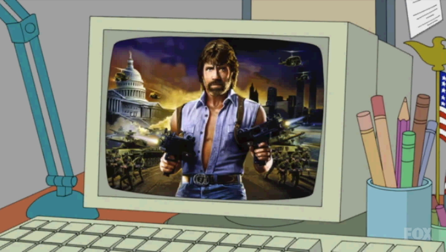 Chuck Norris Screensaver