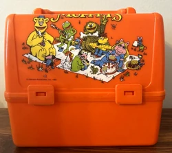 1981MuppetsOrangeLunchbox