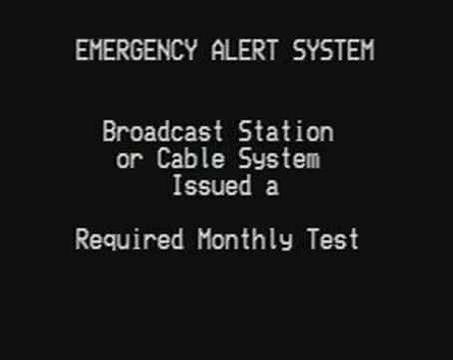 West Virginia Emergency Alert System Required Monthly Test