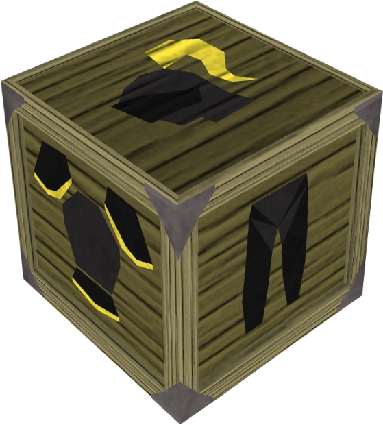 Black gold-trimmed armour set (lg) detail