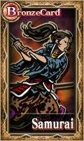 Male Samurai Card