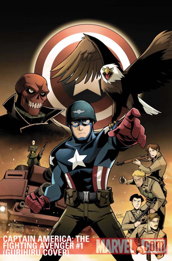 Captain America Fighting