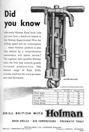 Holmans drill 1955