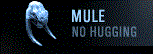 Mule NO HUGGING!