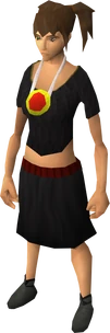 Ruby amulet equipped