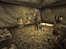 NCR tent interior
