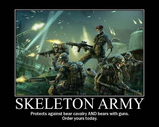 Skeleton-army
