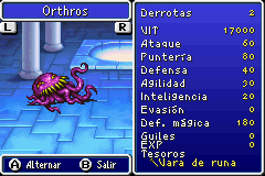 Estadisticas Orthros