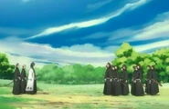 Kira, Amagai and Kifune head the training session