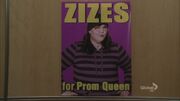 Lauren zizes for prom queen poster