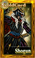 Male Shogun Card