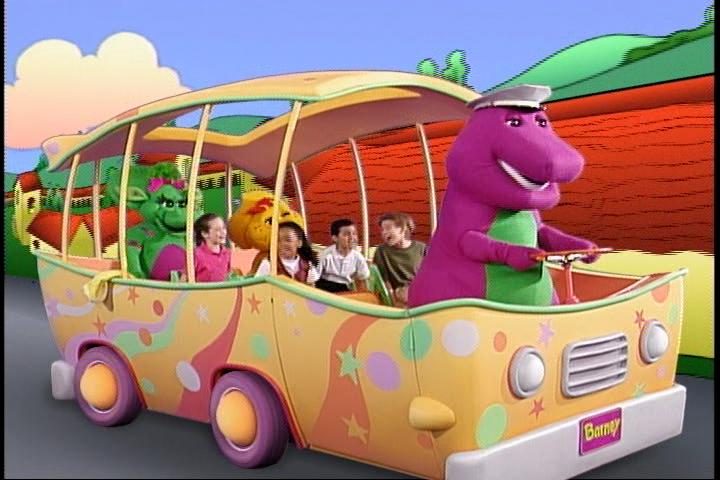 barney adventure bus