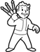 Throwing knife icon