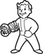 Bear trap fist icon