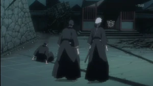 Isane Kotetsu and Tetsuzaemon Iba vs. Ashisogi Jizo