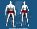 Armor Knight Spiked (Hips Layer) - Back