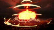 Ryujin Jakka destroys the cave