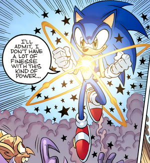 Can some explain to me how sonic goes to darkspine form I still don't know