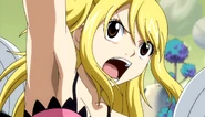 Lucy summoning Scorpio