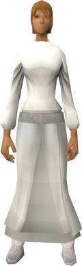 A player wearing a desert robe.