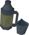 Tea flask detail