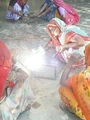 Barefoot College women students welding new Scheffler reflectors, 5-11.jpg