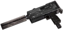 Rheinmetall 9mm machine pistol silencer hand