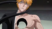Ichigo transpercé par céro oscuras