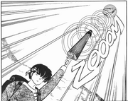 Ryoga sends the Boar flying
