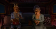 Prince charming and fairy godmother eating burritos shrek 2