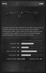 MG3StandardStats