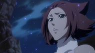 Haineko standing amongst Narunosuke's shards