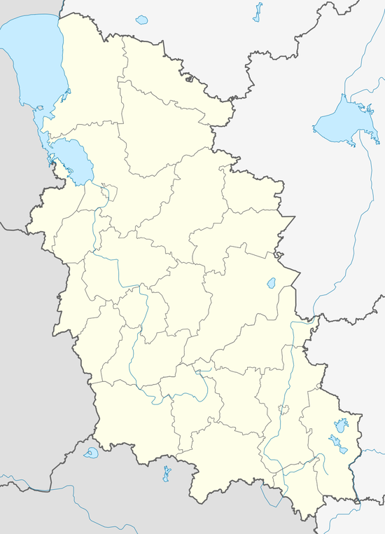 Outline Map of Pskov Oblast