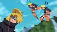 Deidara vs Naruto