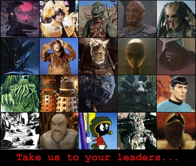 Take us to your leaders...