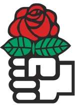 424px-Red Rose (Socialism).svg