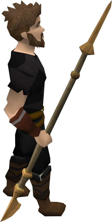 Marmaros spear equipped