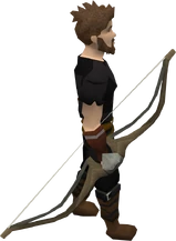 Bovistrangler longbow equipped