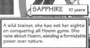 Introductory sapphire