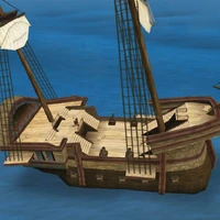 Light galleon deck