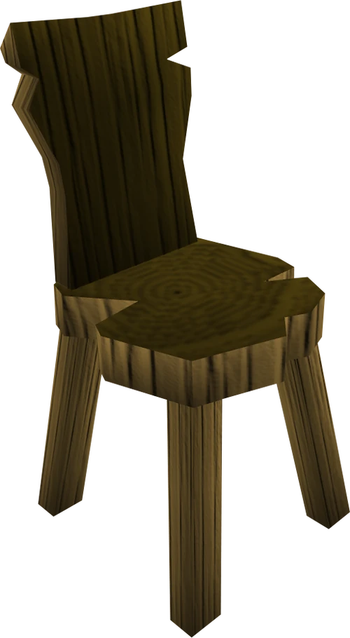 Crude wooden chair The RuneScape Wiki
