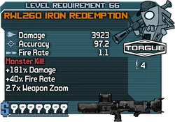RWL260 Iron Redemption