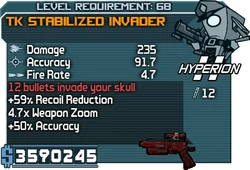 TK Stabilized Invader