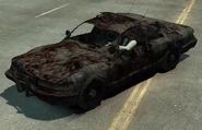 Police Cruiser destruido